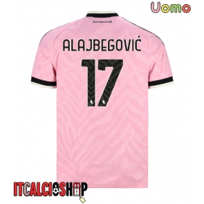 Juventus Kerim Alajbegovic #17 Seconda Maglia 2026-27 Manica Corta Juventus Kerim Alajbegovic #17 Seconda Maglia 2026-27 Manica Corta